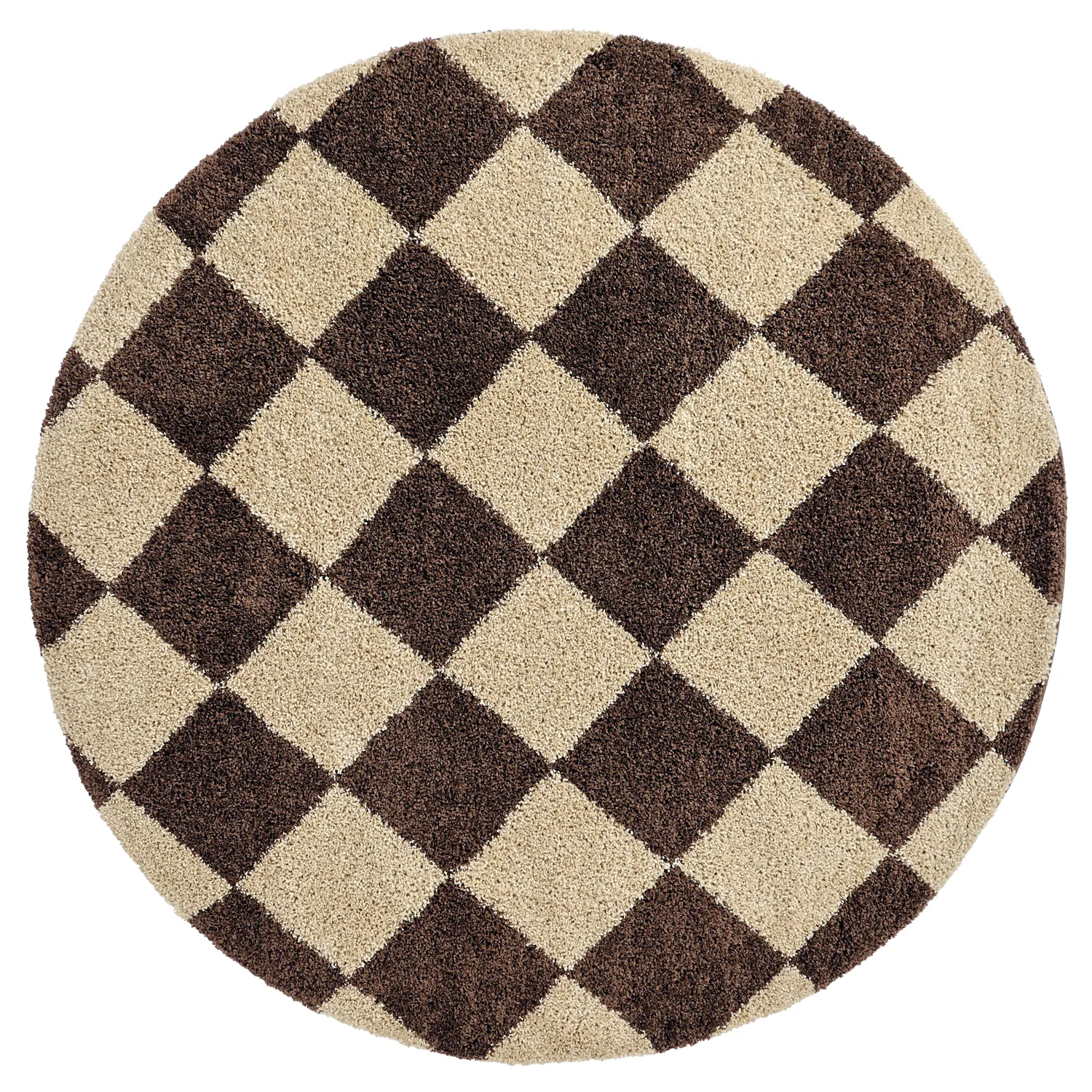 Runde Teppiche - Albi (braun/beige)