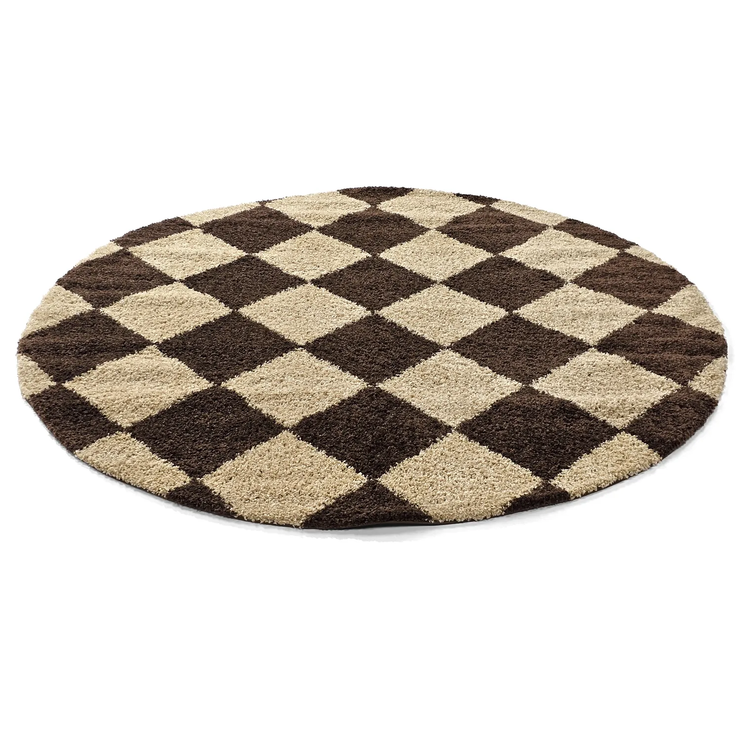 Runde Teppiche - Albi (braun/beige)