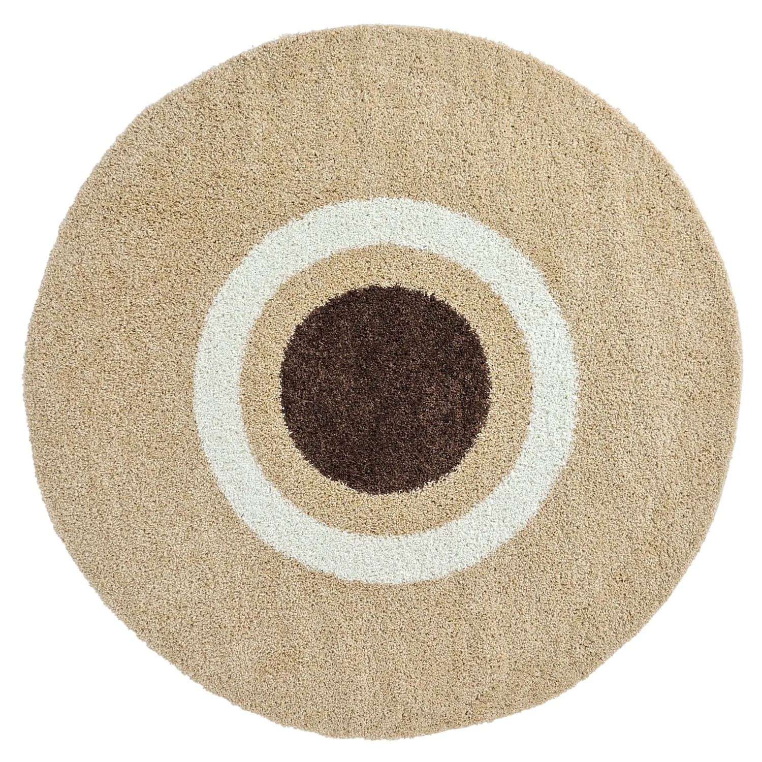 Runde Teppiche - Alsace (beige/weiß/braun)