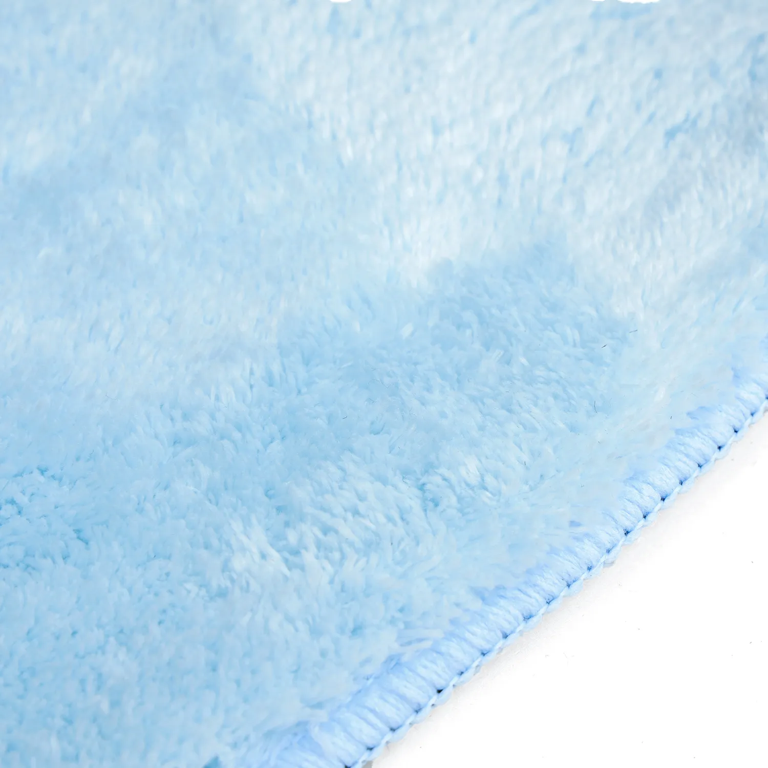 Runde Teppiche - Aranga Super Soft Fur (hellblau)
