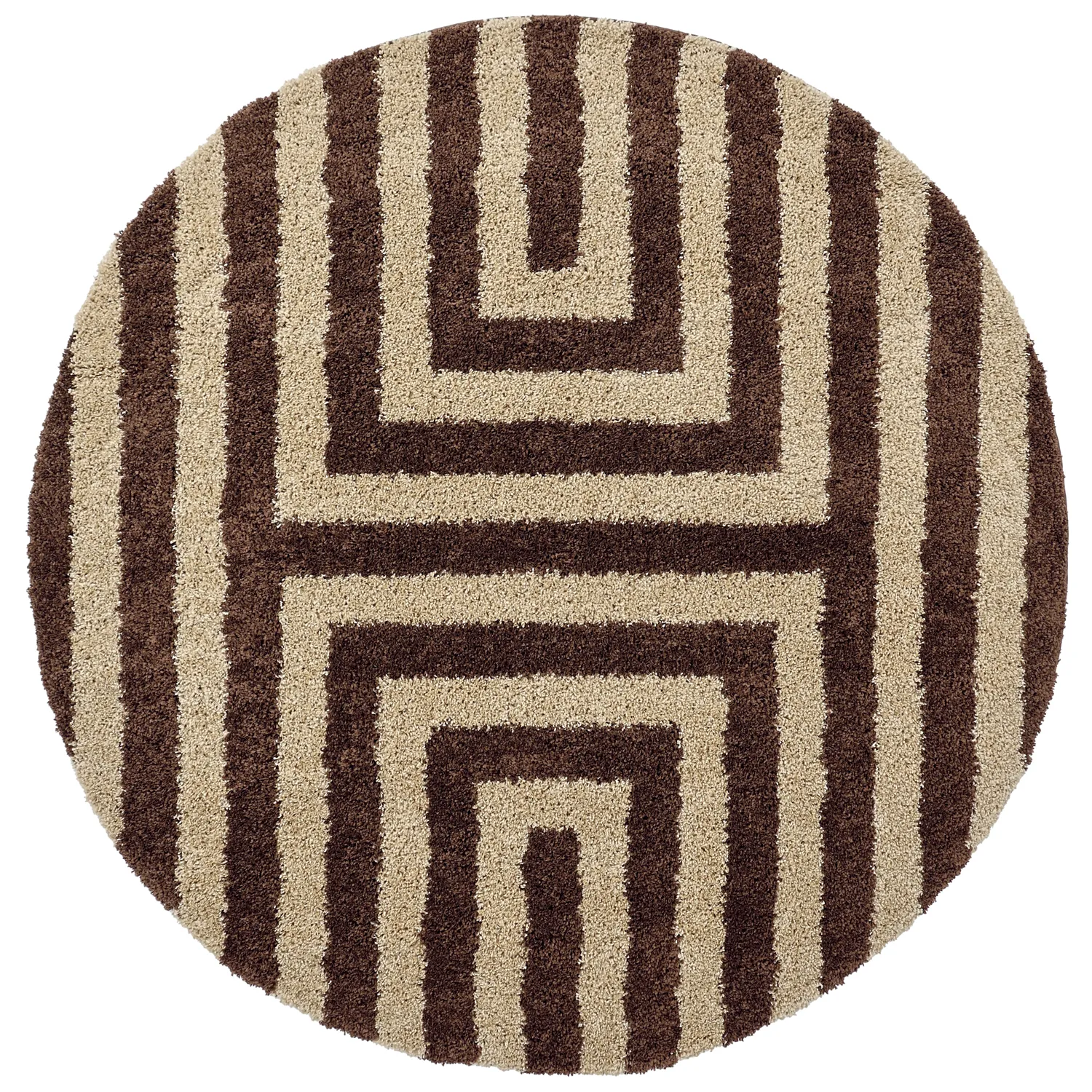 Runde Teppiche - Imilchil (beige/braun)
