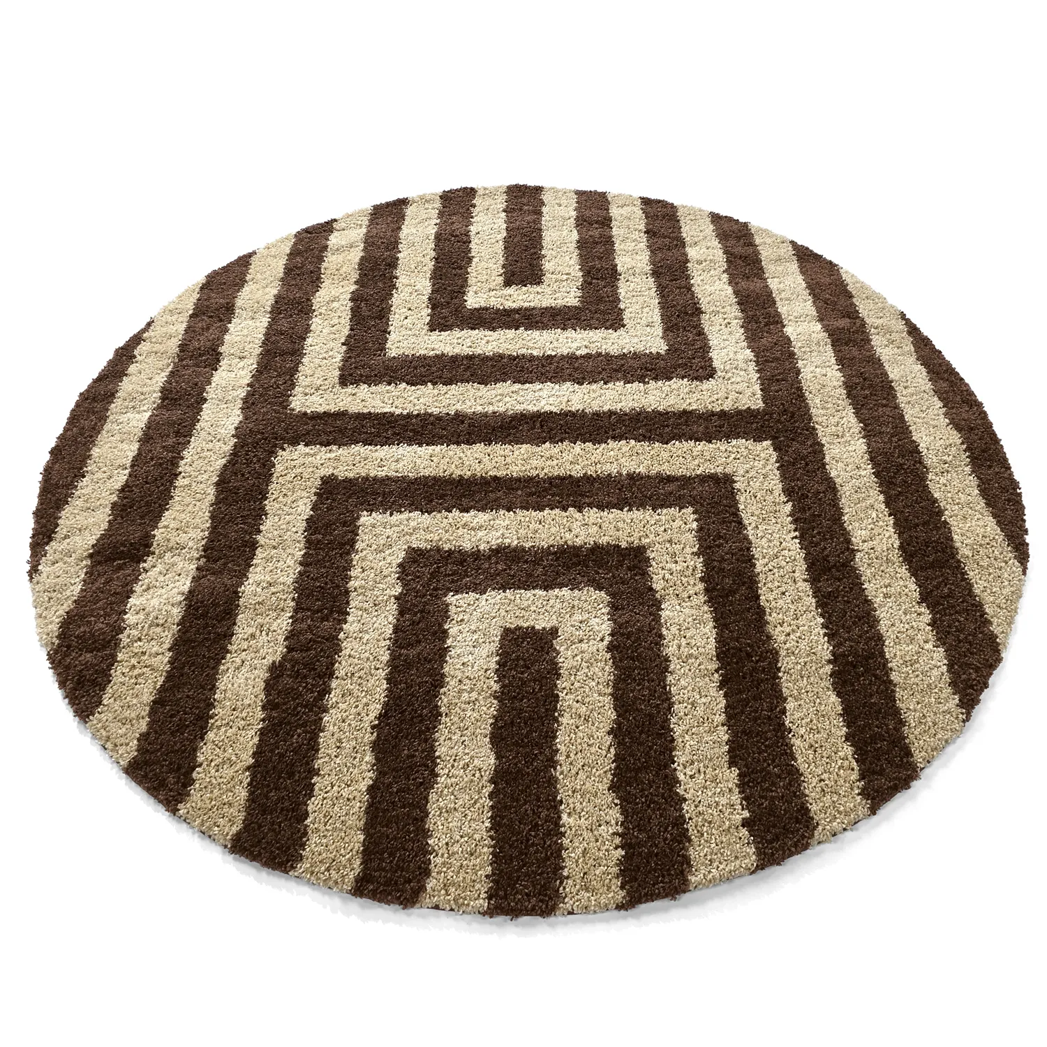 Runde Teppiche - Imilchil (beige/braun)