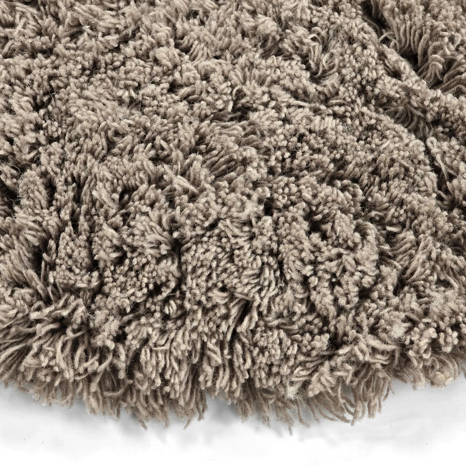 Rund Teppich - Aliste Wool Shaggy (braun)