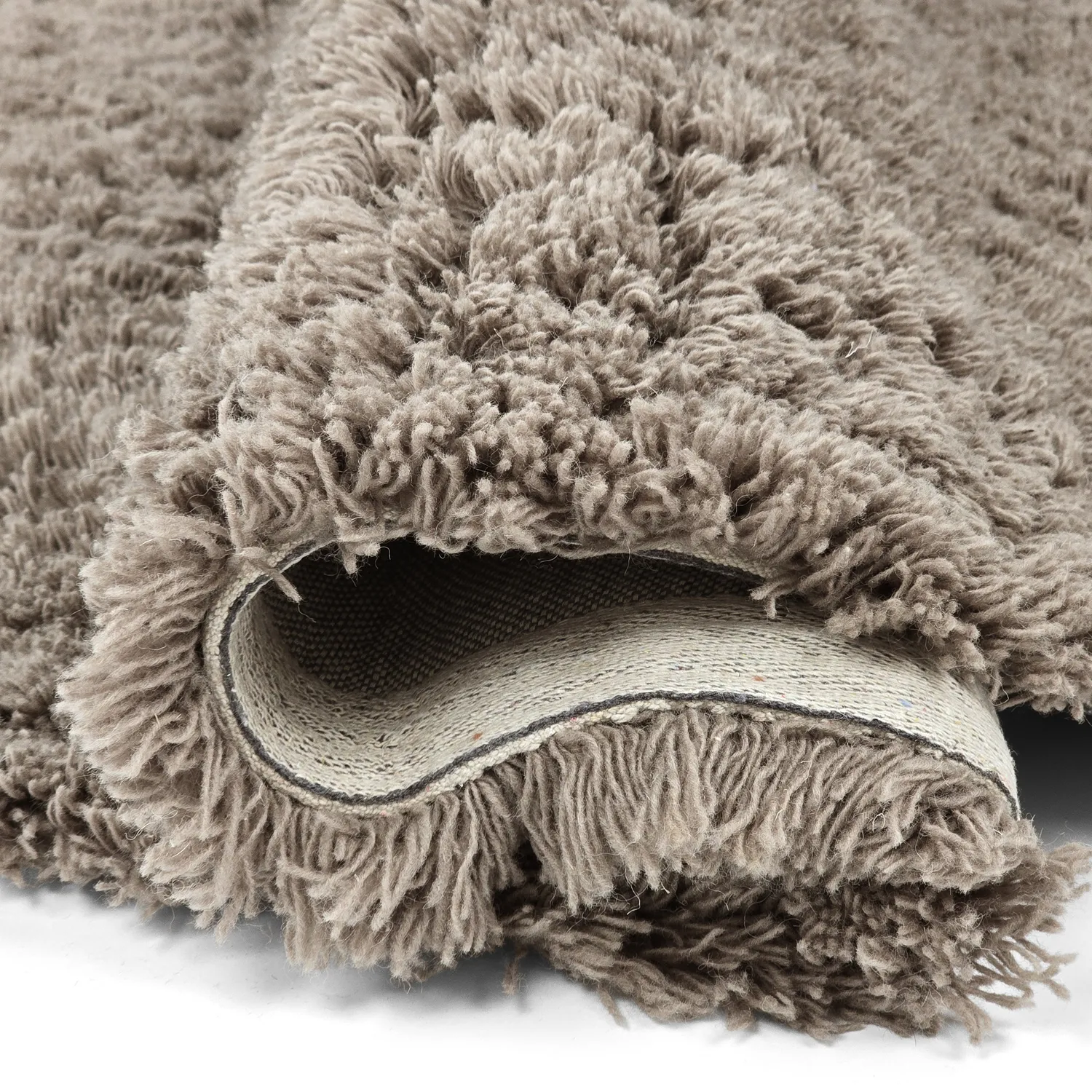 Rund Teppich - Aliste Wool Shaggy (braun)