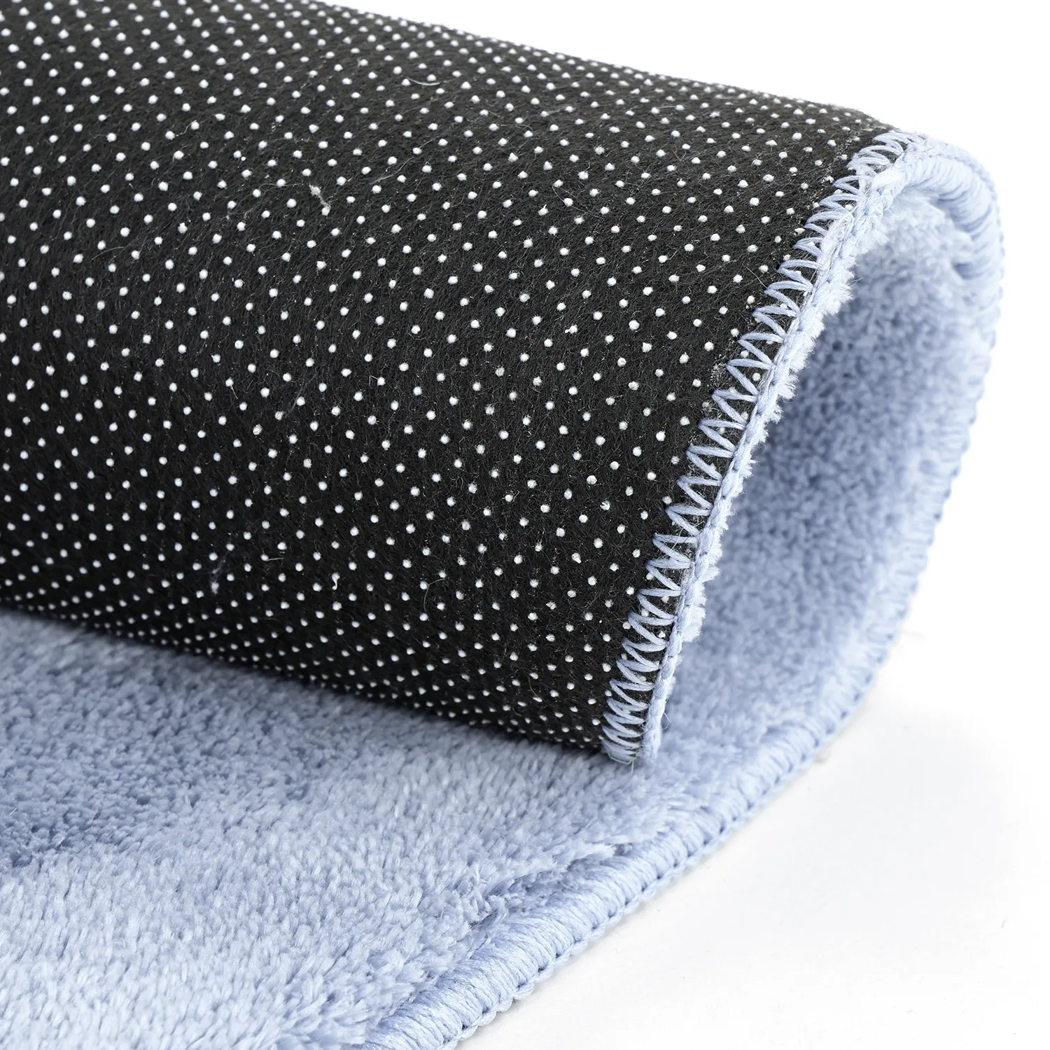 Runde Teppiche - Aranga Super Soft Fur (stahlblau)