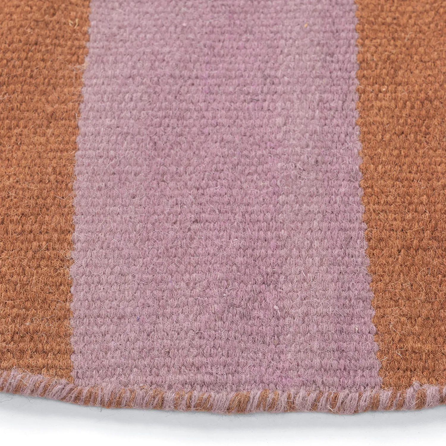 Rund Teppich - Garine (orange/rosa)