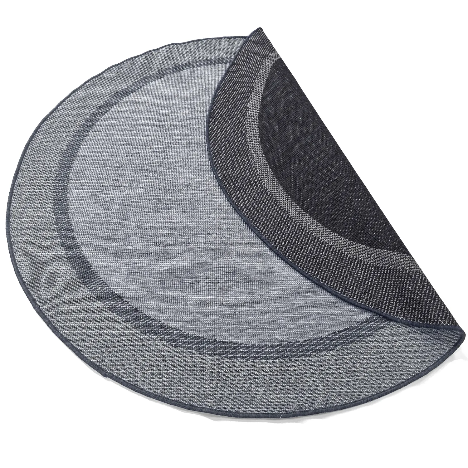 Rund Teppich - Indoor/Outdoor Alta (anthrazit)