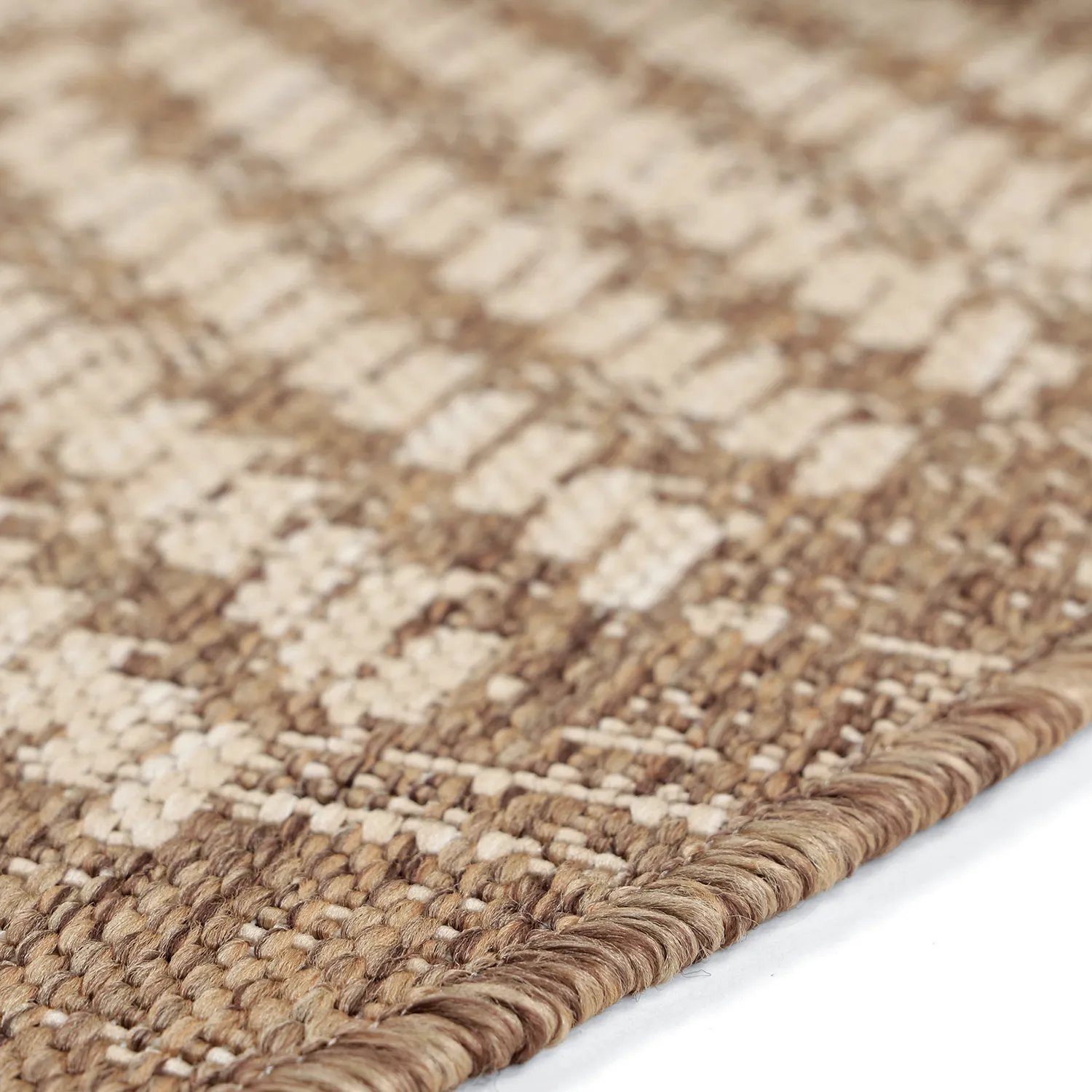 Rund Teppich - Indoor/Outdoor Donora (braun)