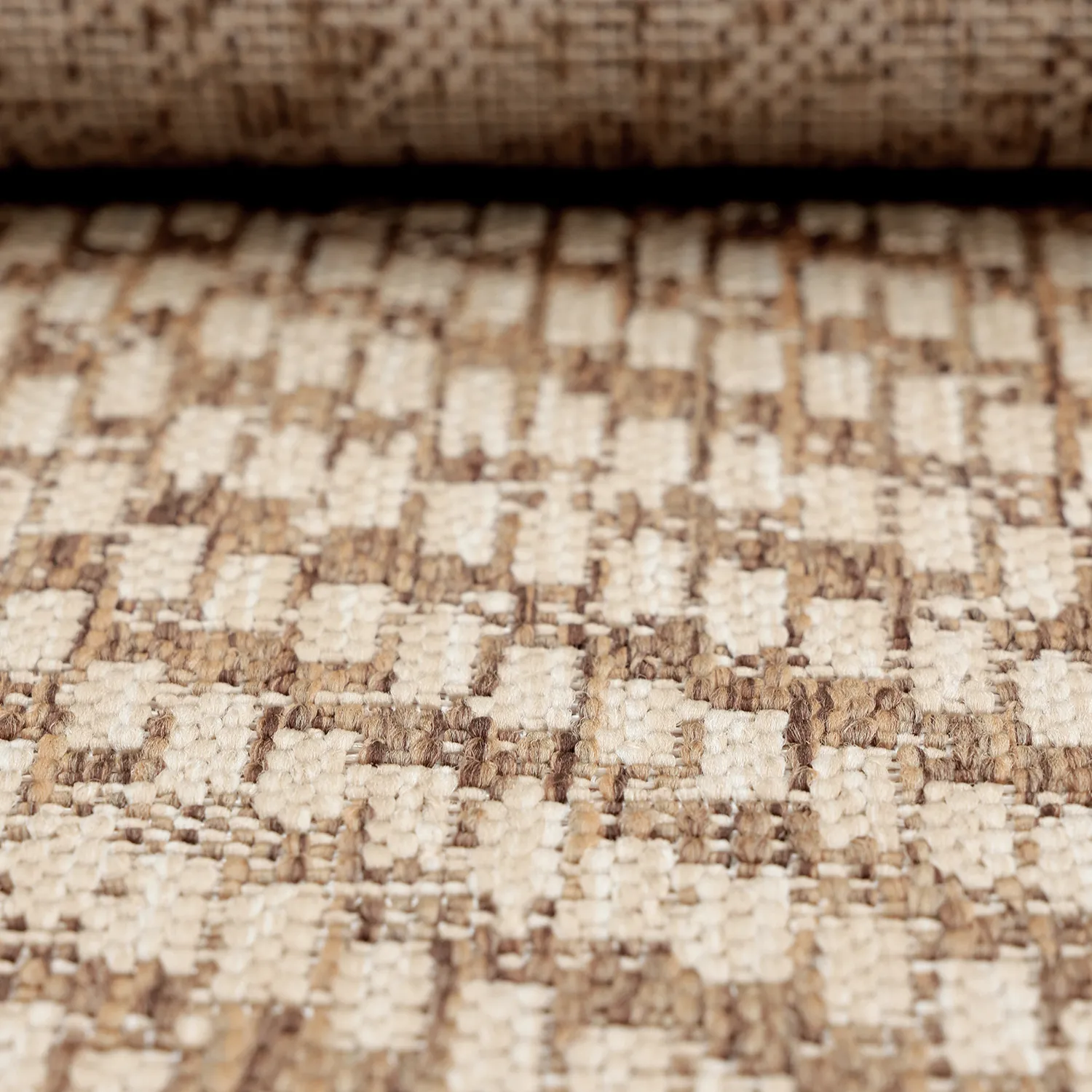 Rund Teppich - Indoor/Outdoor Donora (braun)
