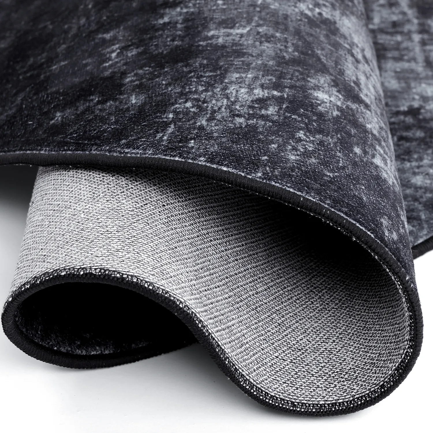 Rund Teppich - Lynton (schwarz)