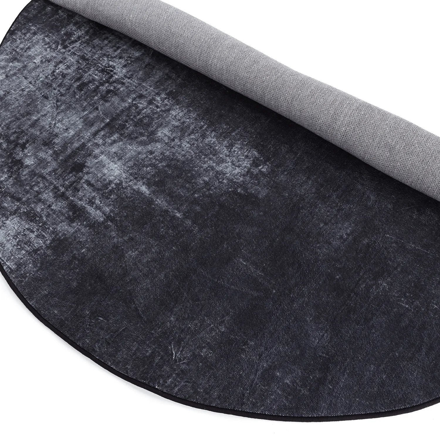 Rund Teppich - Lynton (schwarz)