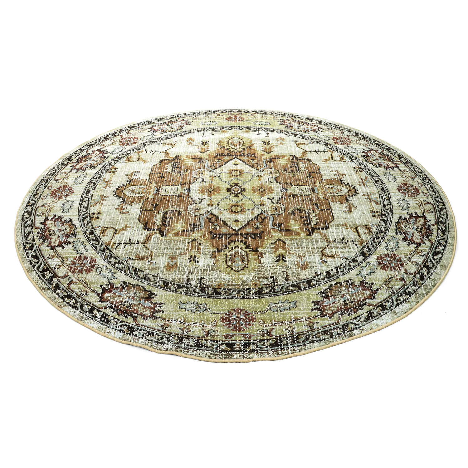 Rund Teppich - Siliana (beige)