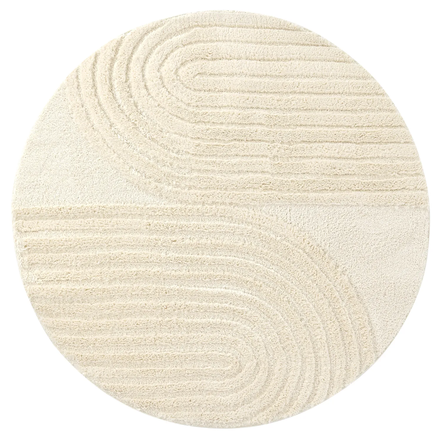 Runde Teppiche - Evora (offwhite)