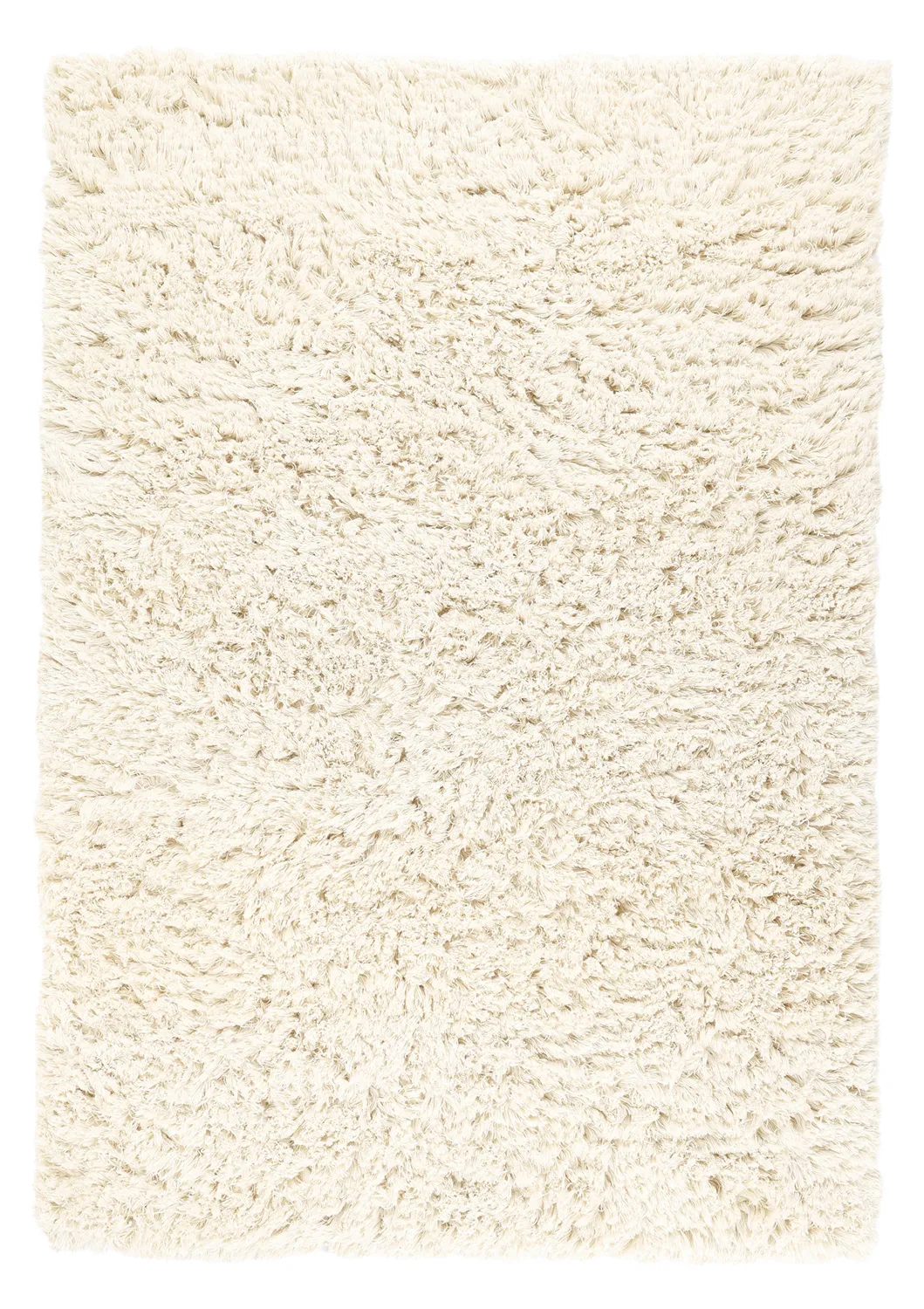 Hochflorteppiche - Fassale Hand Woven Wool Shaggy (weiß)