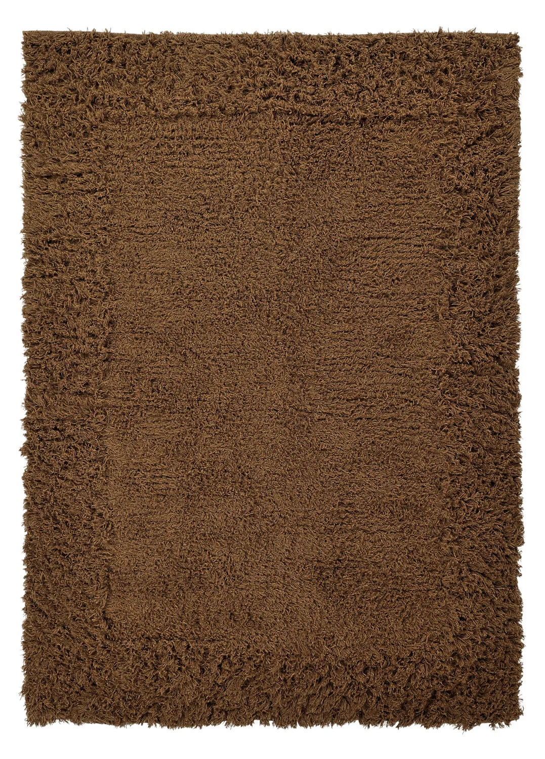 Hochflorteppiche - Melilla Hand Woven Wool Shaggy (braun)