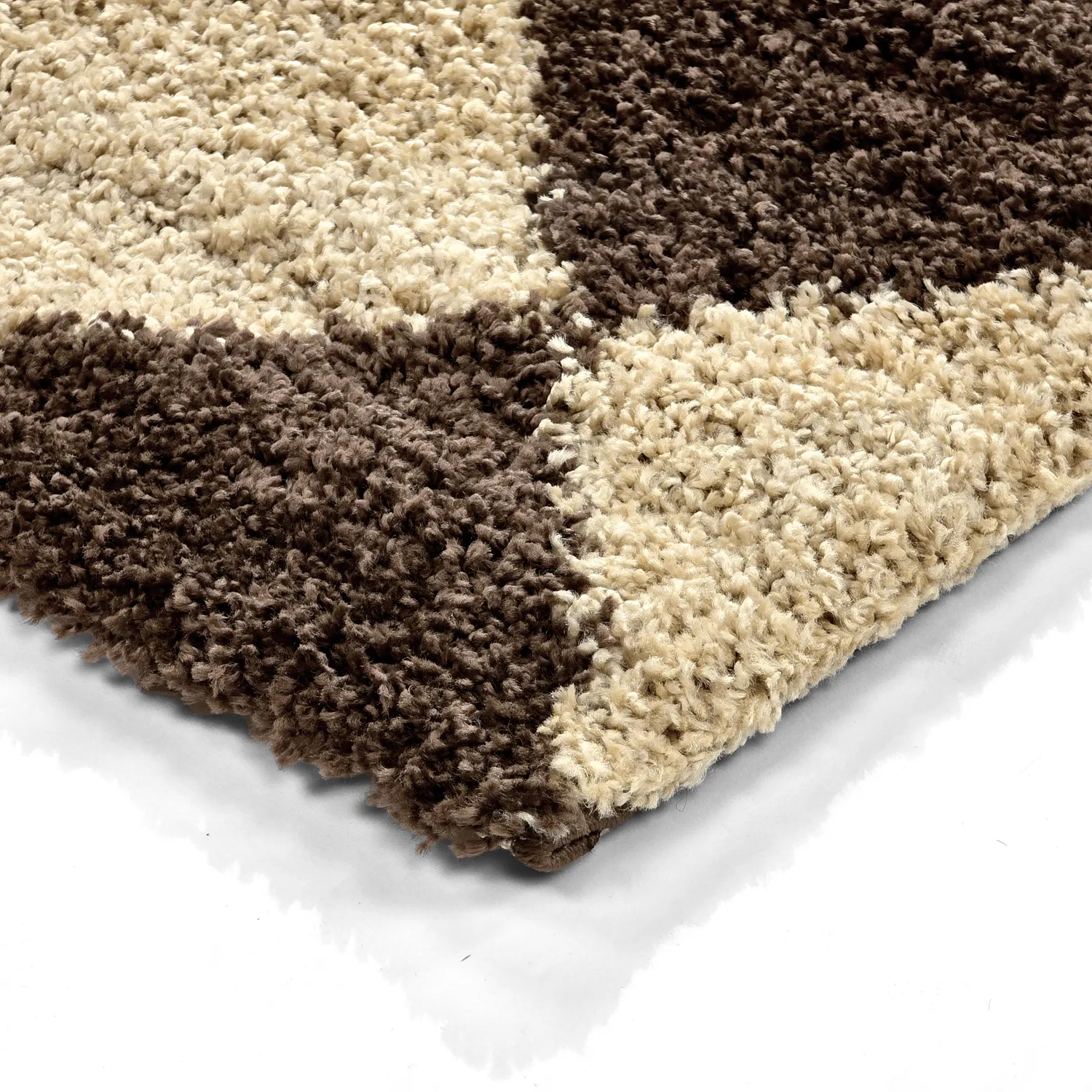 Hochflorteppiche - Albi (braun/beige)