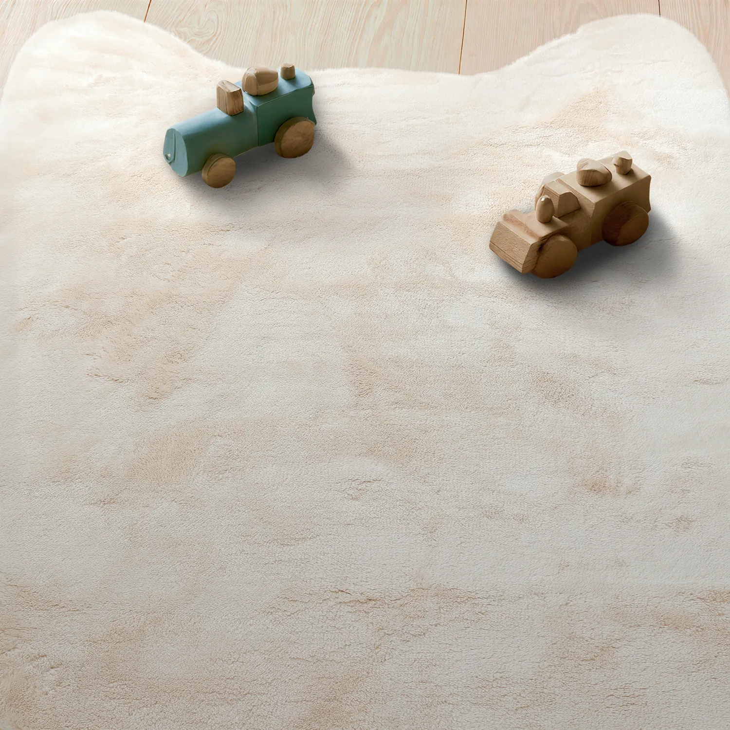 Kinderteppich - Aranga Super Soft Cat (beige)