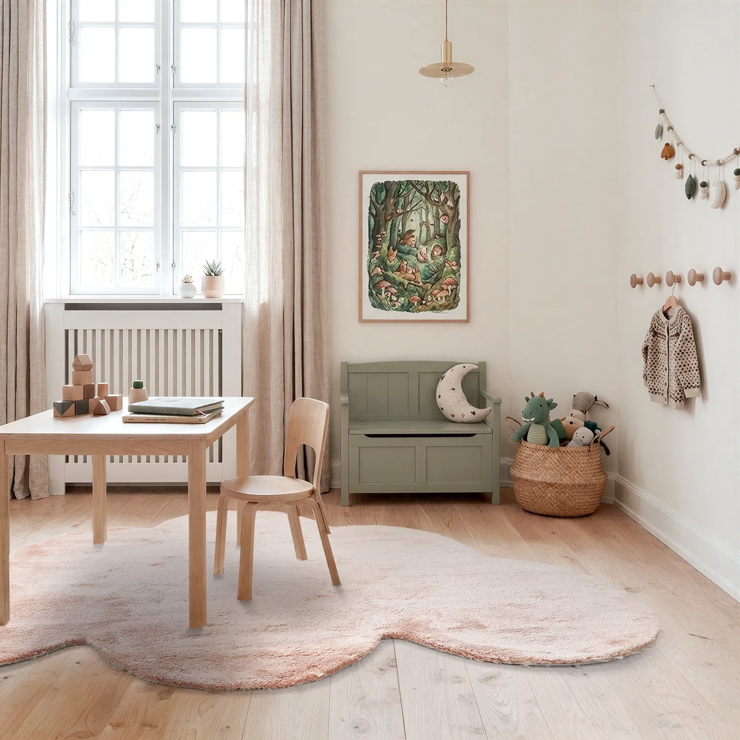 Kinderteppich - Aranga Super Soft Cloud (rosa)