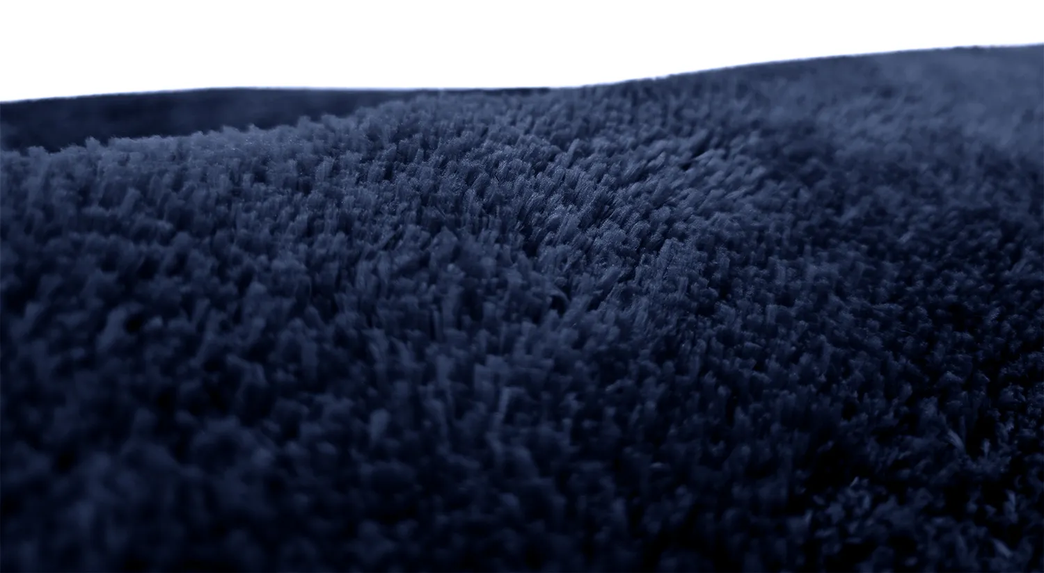Runde Teppiche - Aranga Super Soft Fur (dunkelblau)
