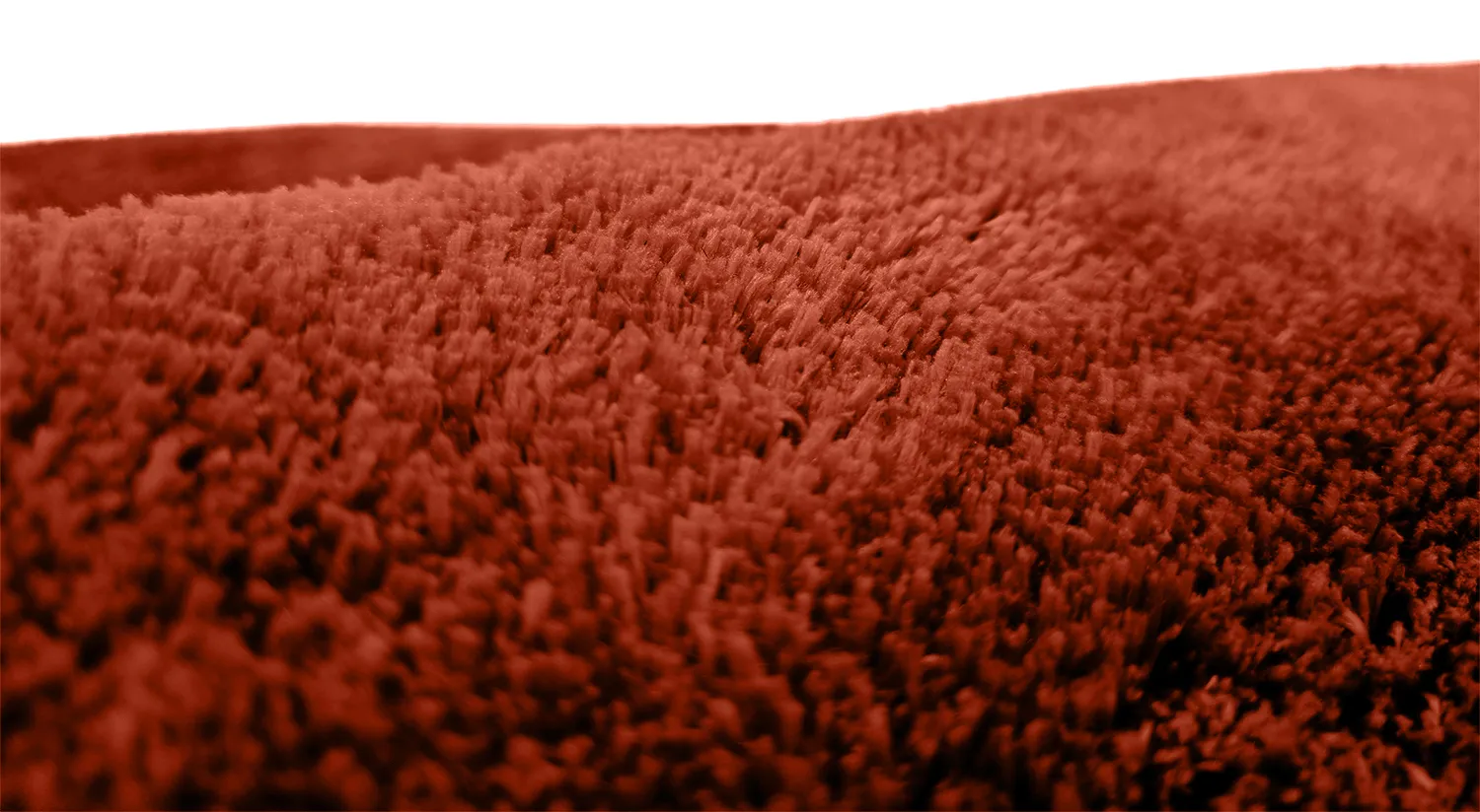 Runde Teppiche - Aranga Super Soft Fur (rot)