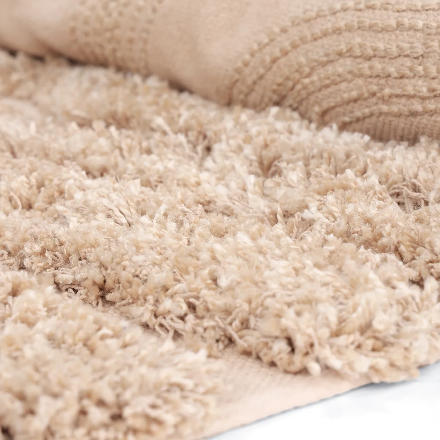 Hochflorteppiche - Cazorla Natural Cotton Shaggy (beige)