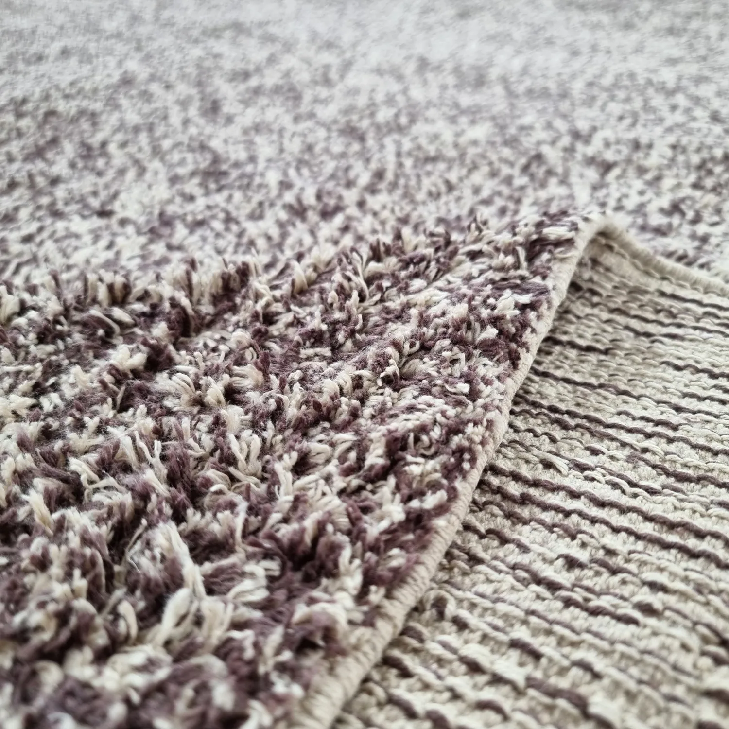 Hochflorteppiche - Celina Natural Cotton Shaggy (beige/braun)