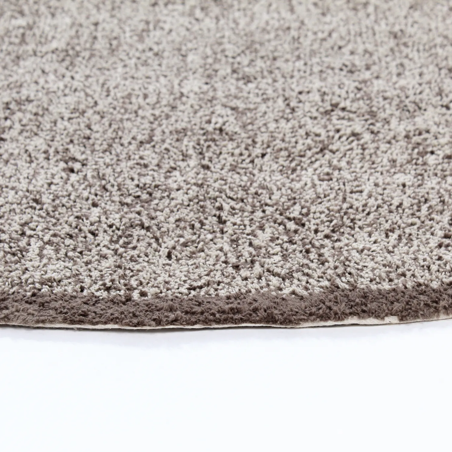 Rund Teppich - Celina Natural Cotton Shaggy (beige/braun)