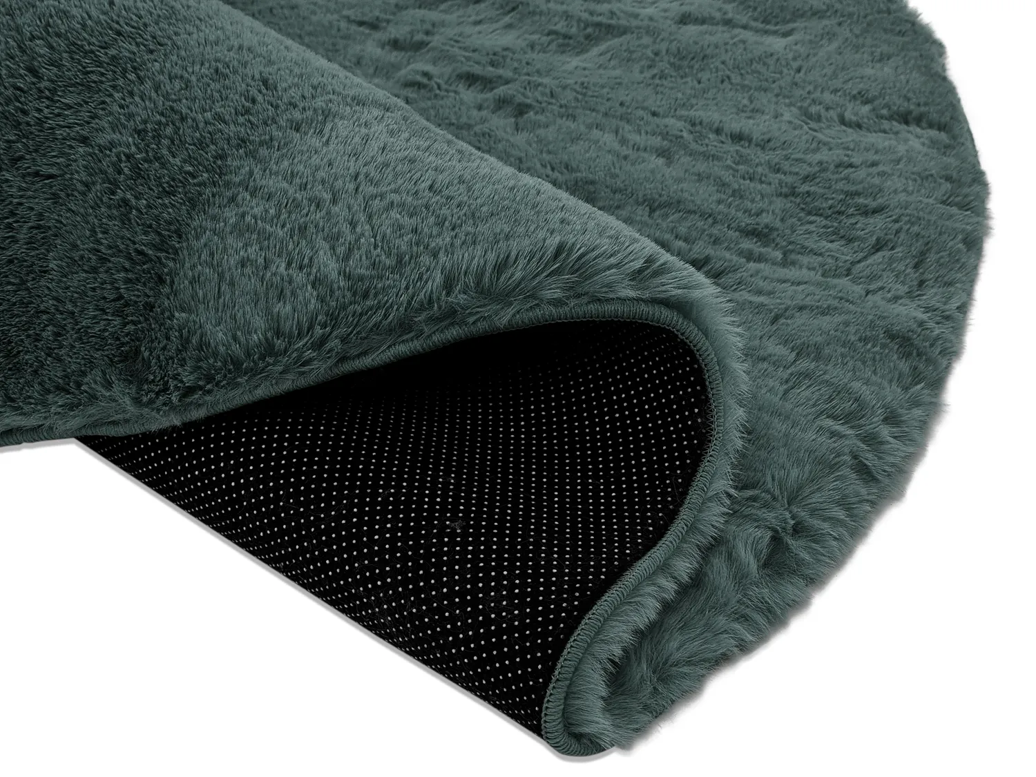Runde Teppiche - Cloud Super Soft (grün)