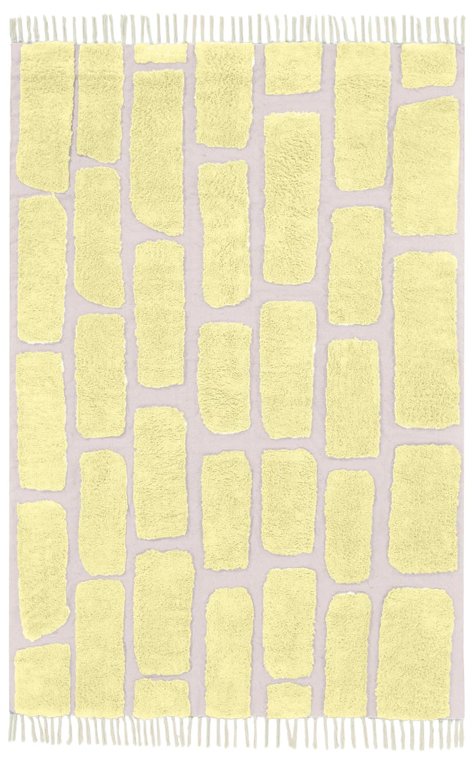 Hochflorteppiche - Cyrus Natural Cotton Shaggy (gelb)