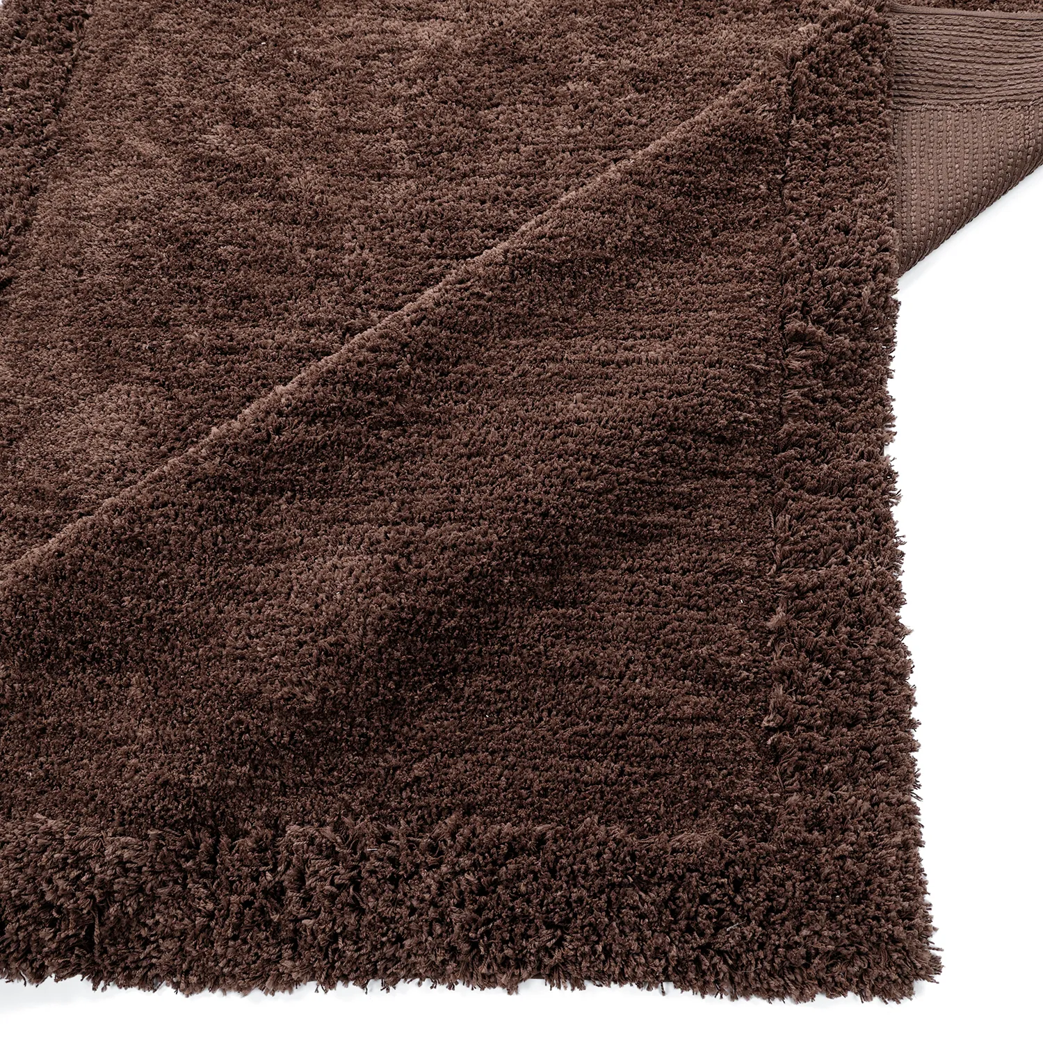 Hochflorteppiche - Molyvos Natural Cotton Shaggy (braun)