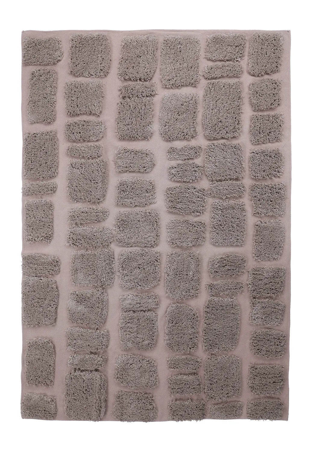 Hochflorteppiche - Otranto Natural Cotton Shaggy (taupe)