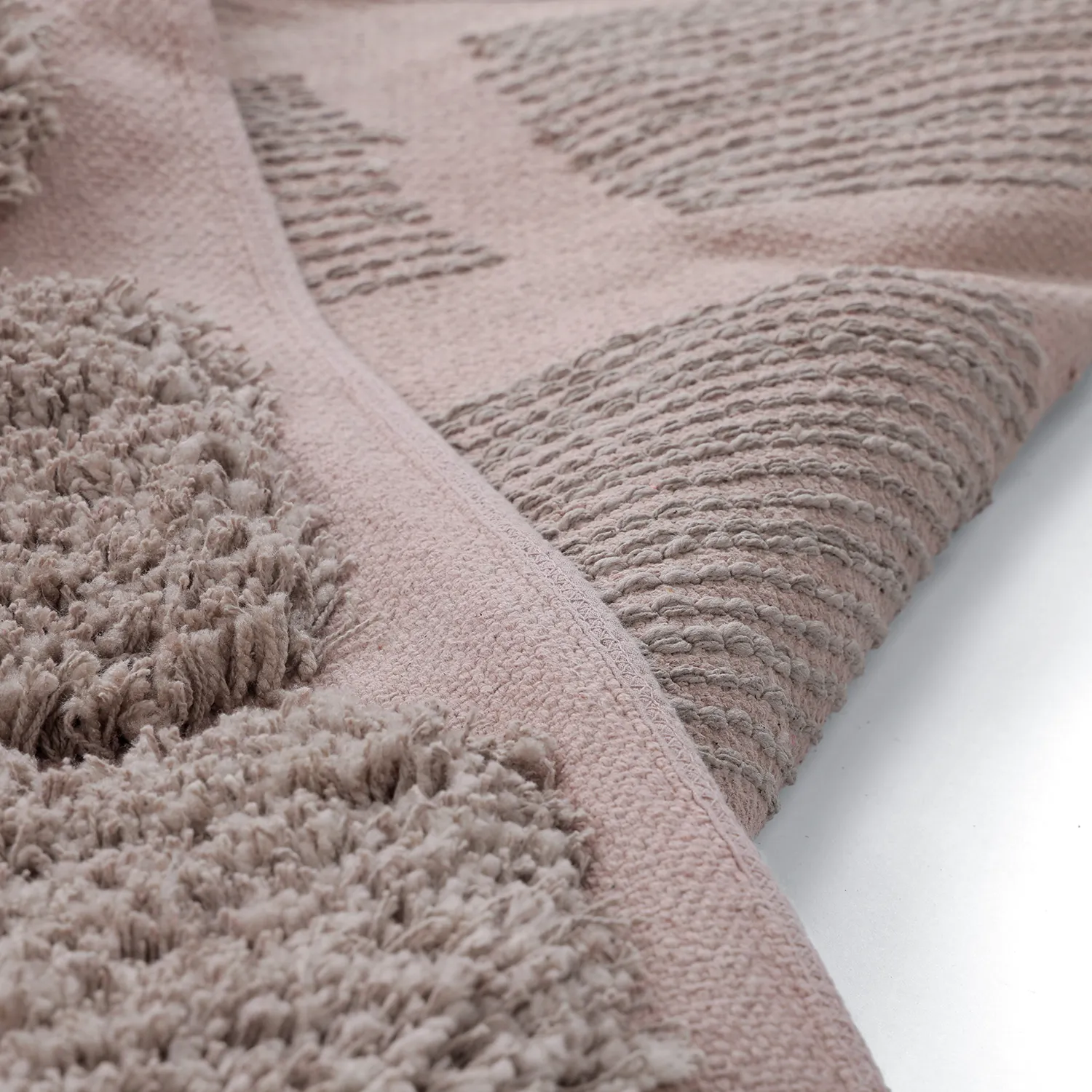 Hochflorteppiche - Otranto Natural Cotton Shaggy (taupe)