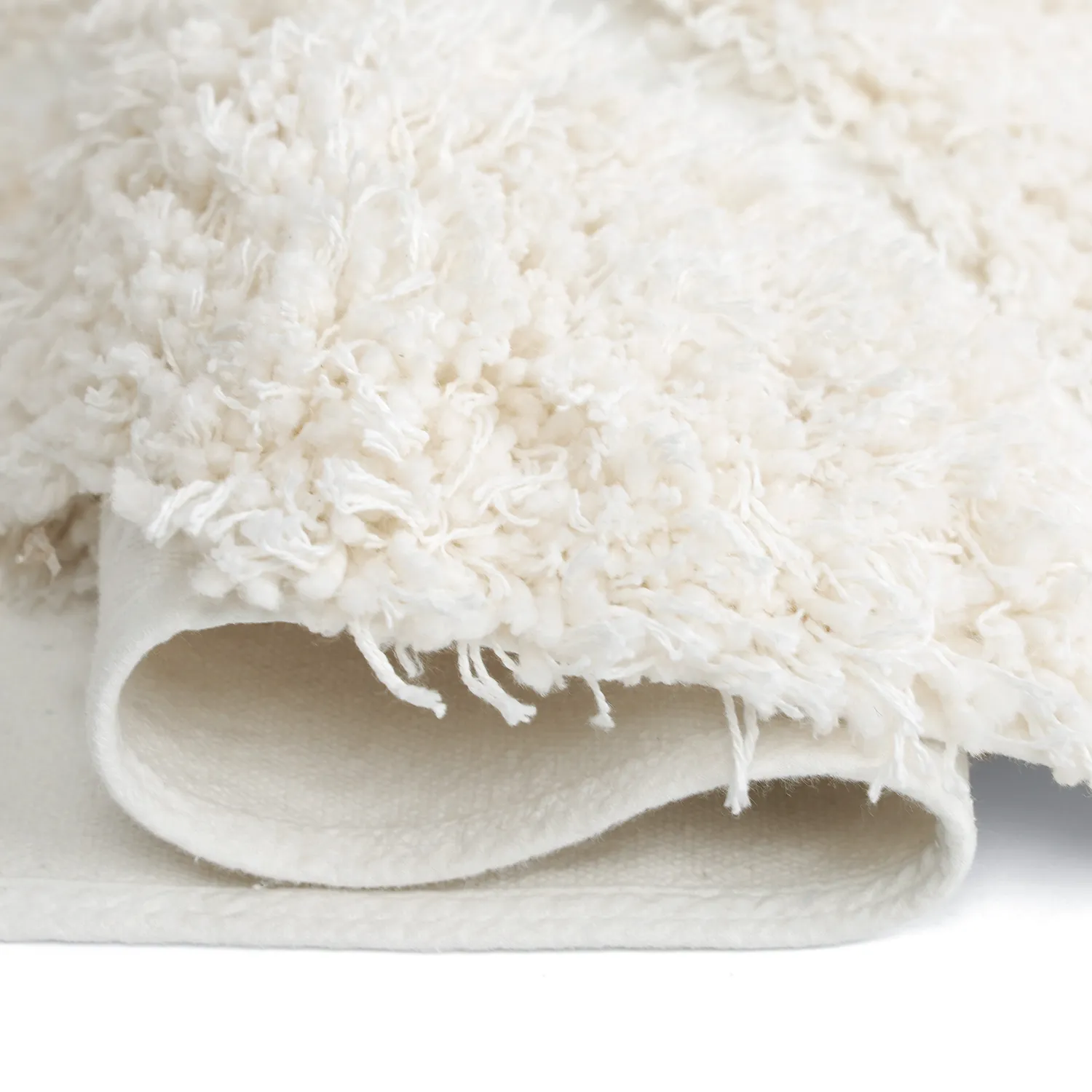 Hochflorteppiche - Sivota Natural Cotton Shaggy (cremefarben)