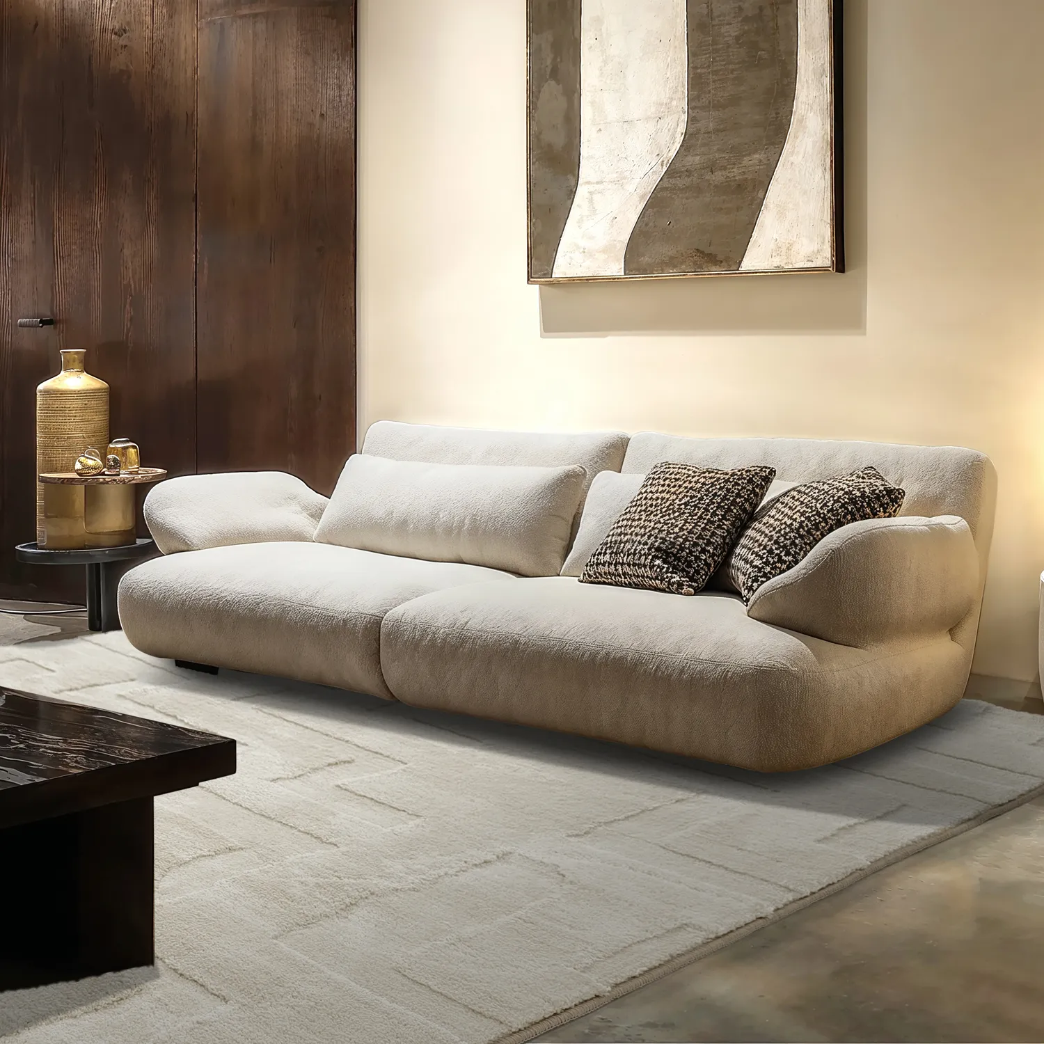Hochflorteppiche - Tripoli (beige)