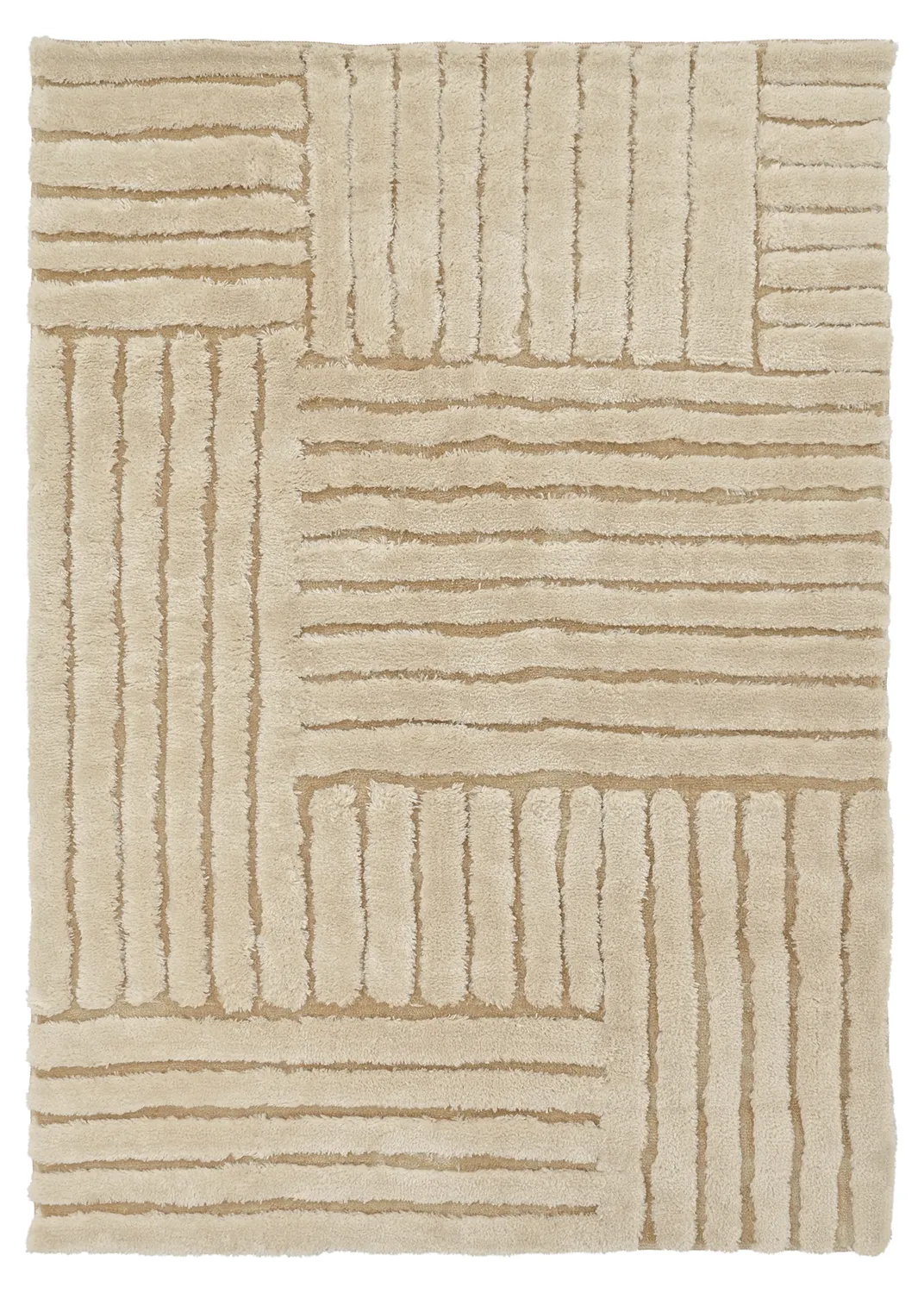Hochflorteppiche - Tyros (beige/creme)
