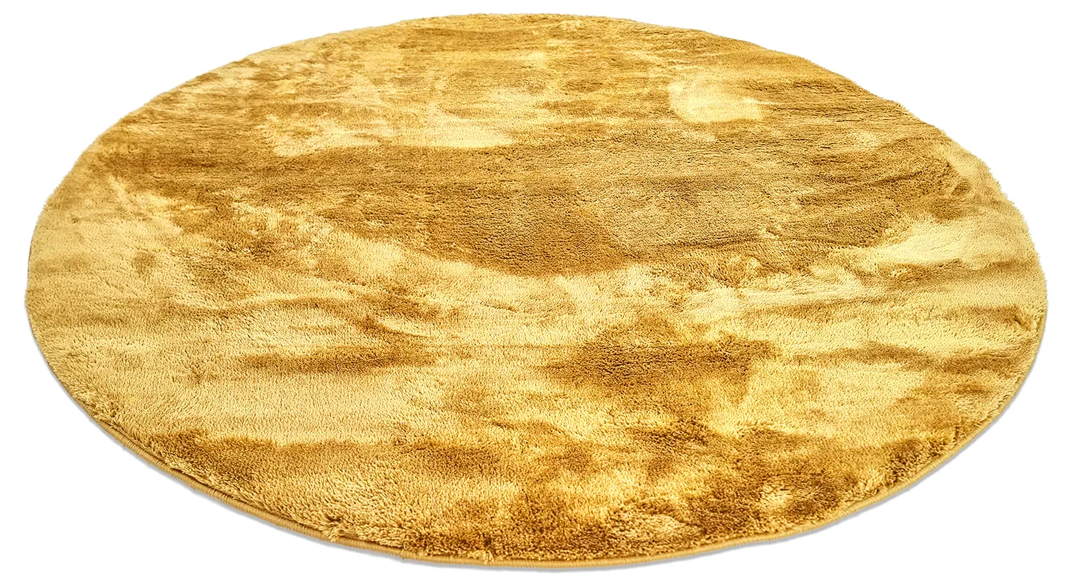 Runde Teppiche - Aranga Super Soft Fur (ochre)