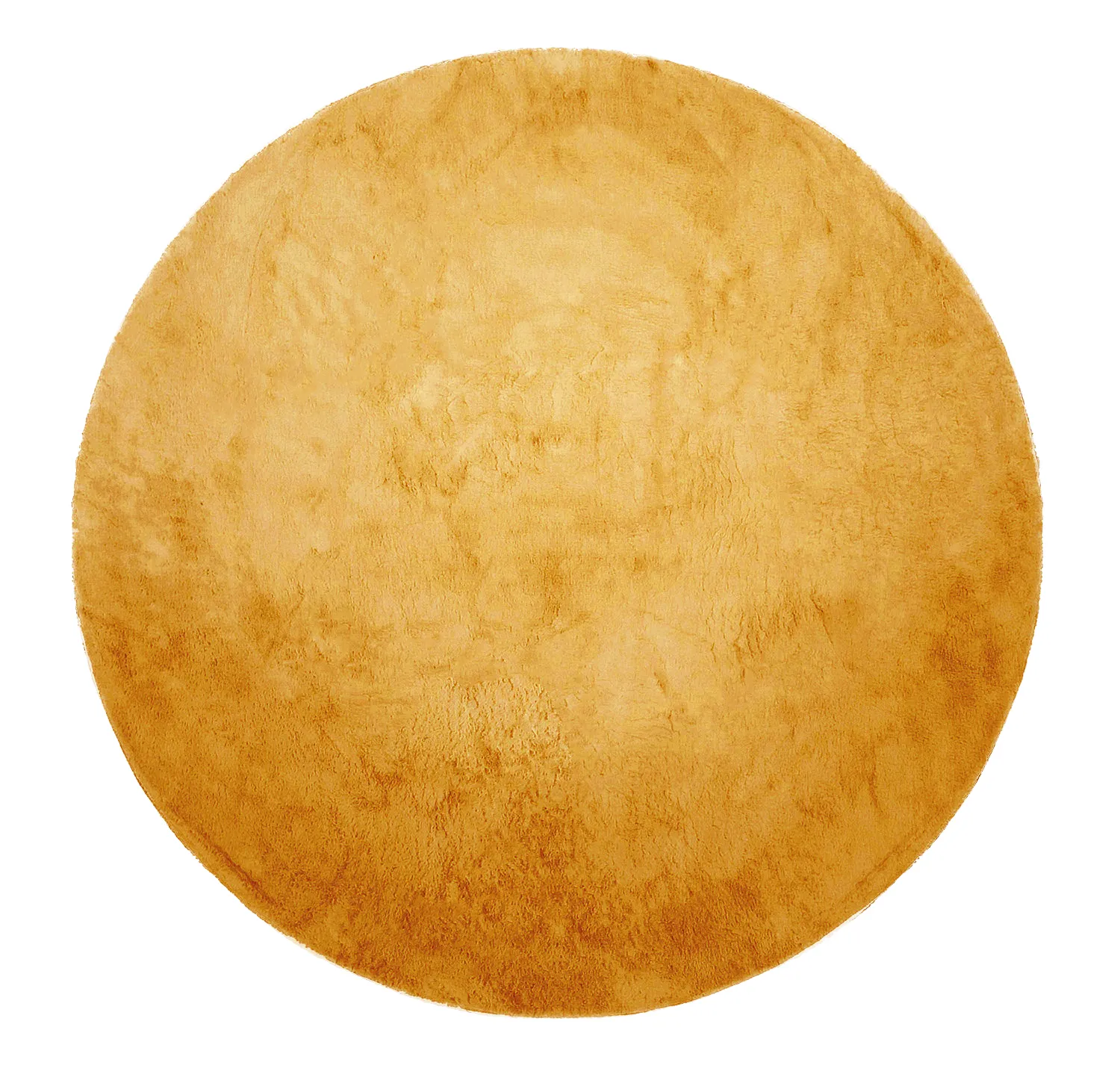Runde Teppiche - Aranga Super Soft Fur (ochre)