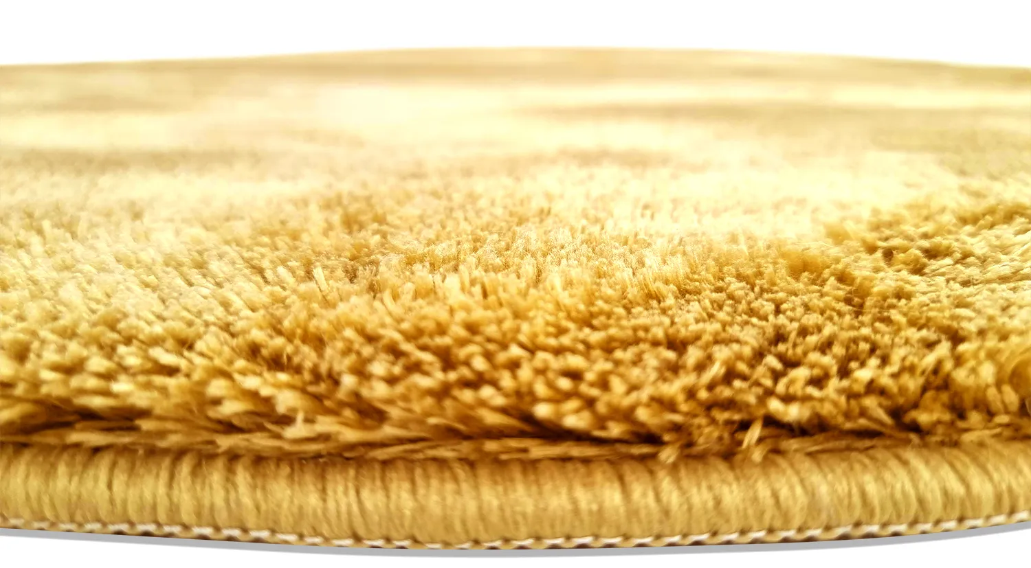 Runde Teppiche - Aranga Super Soft Fur (ochre)
