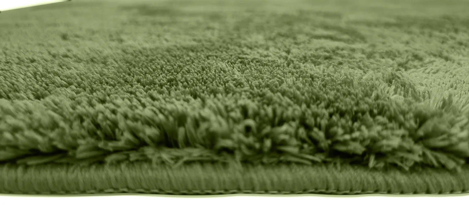 Hochflorteppiche - Aranga Super Soft Fur (olivengrün)