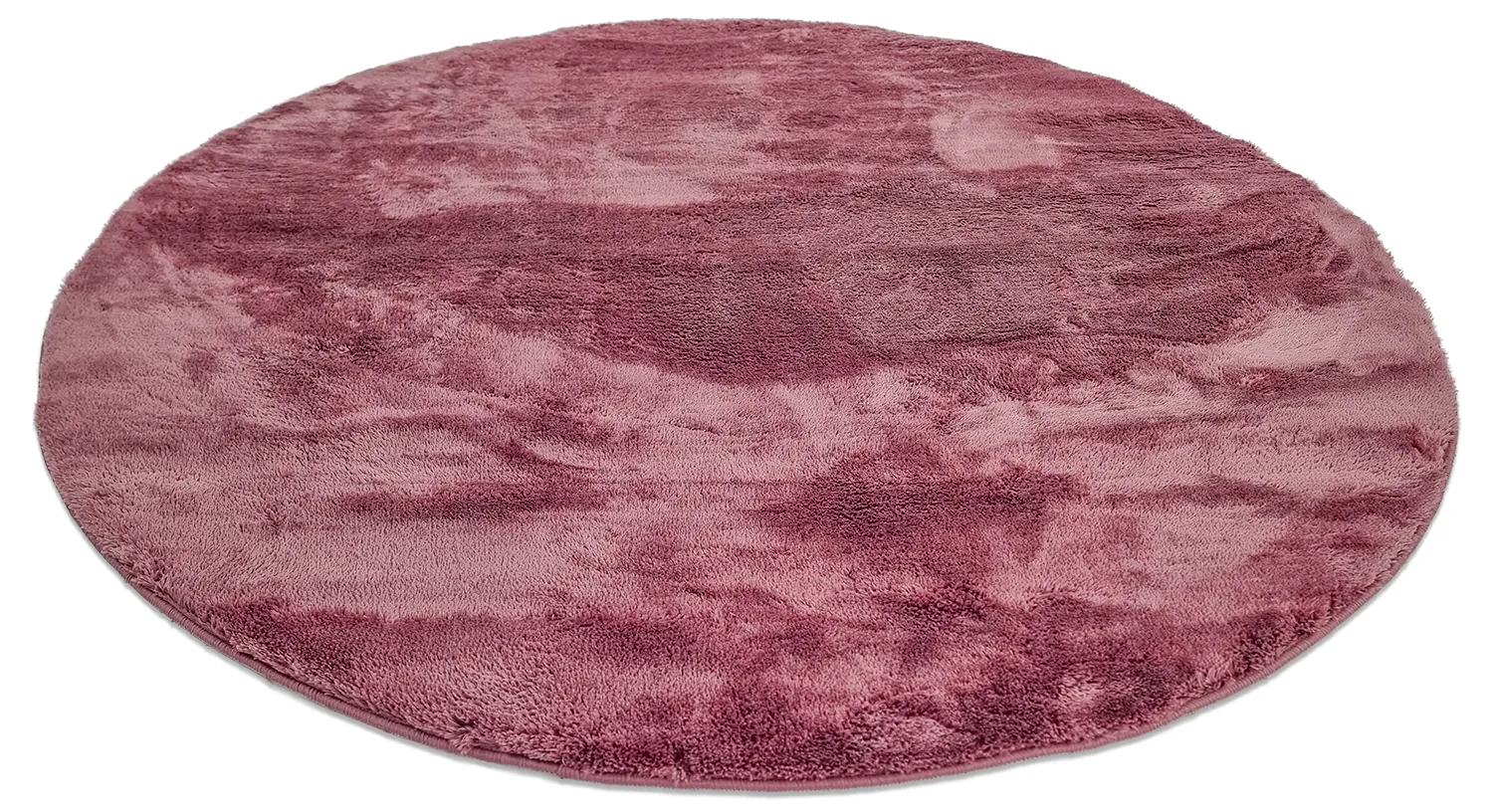 Runde Teppiche - Aranga Super Soft Fur (rose)