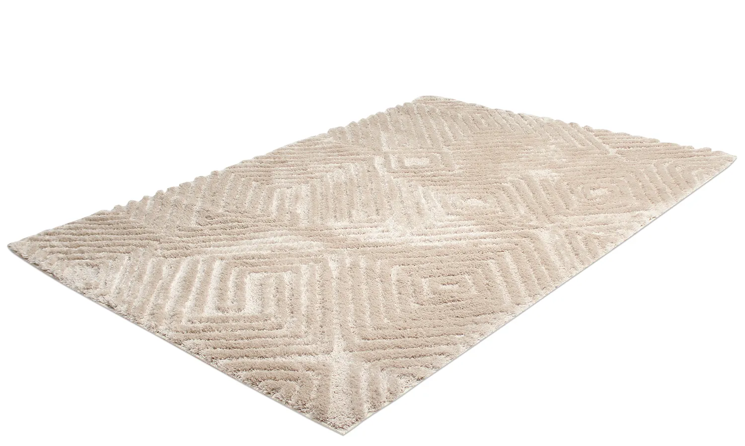 Hochflorteppiche - Monti (beige)
