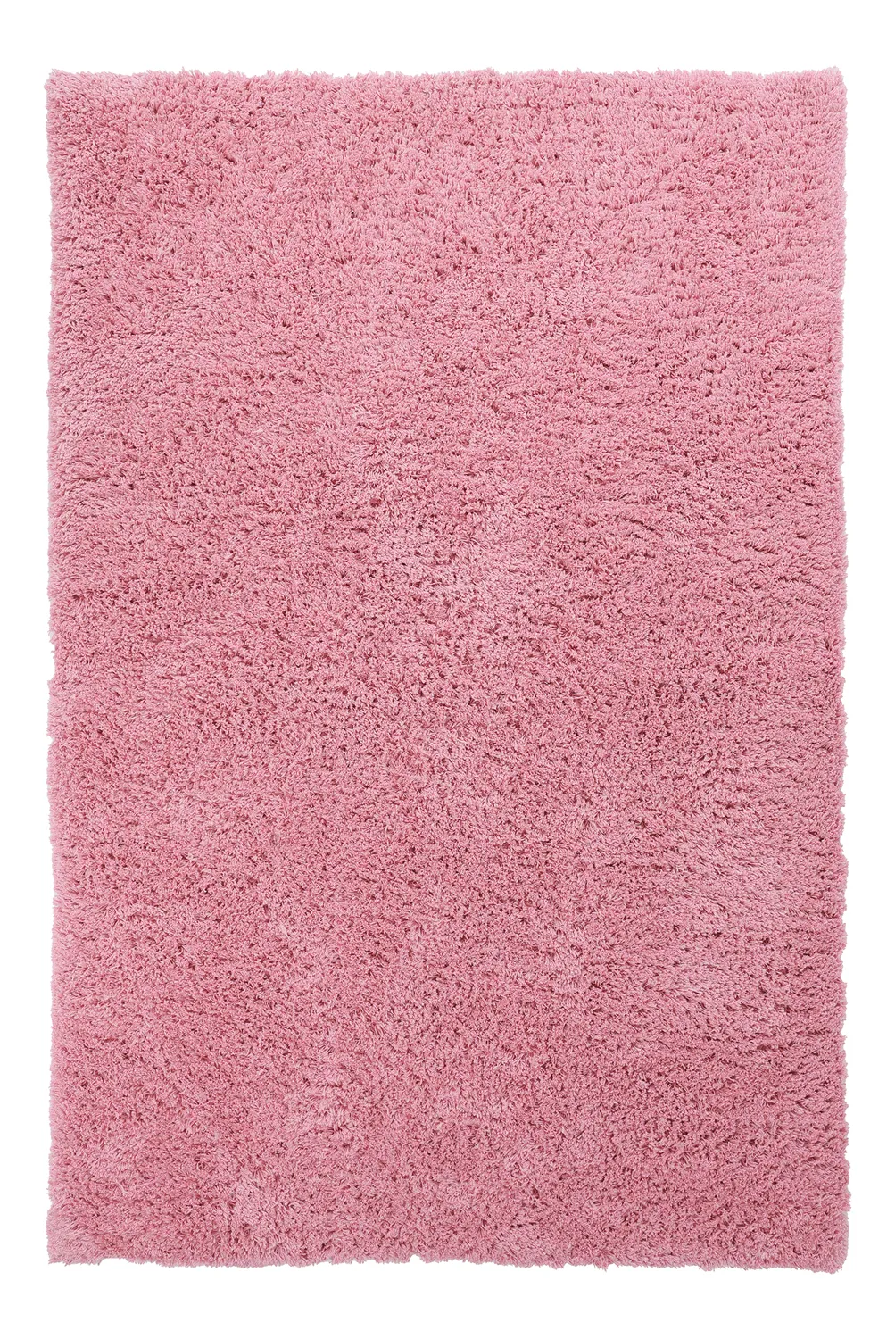 Hochflorteppiche - Combarro Solid Cotton Shaggy (hellrosa)
