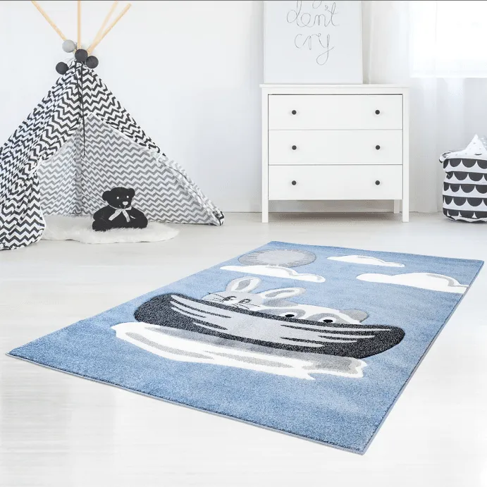 Kinderteppich - Bueno Bunny (blau)