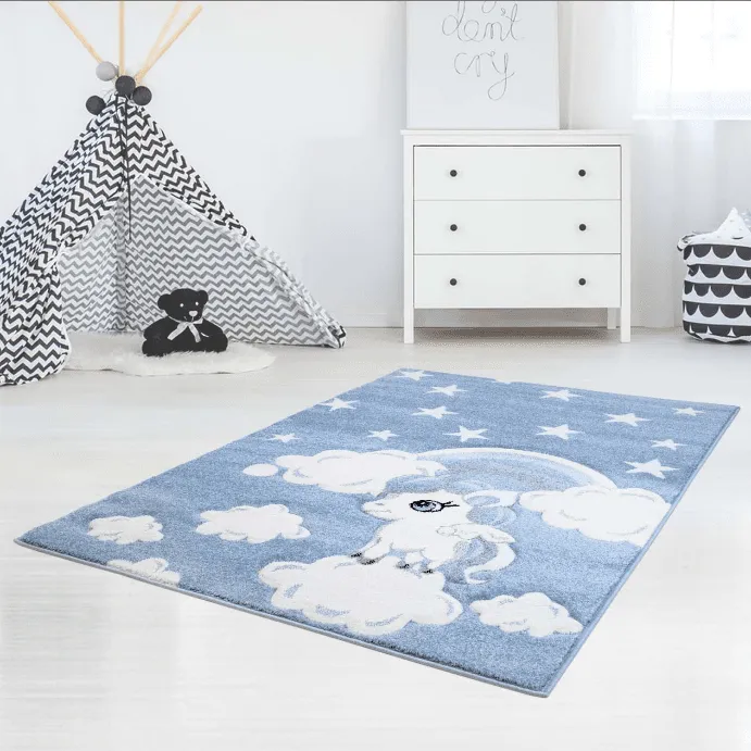 Kinderteppich - Bueno Ponny (blau)