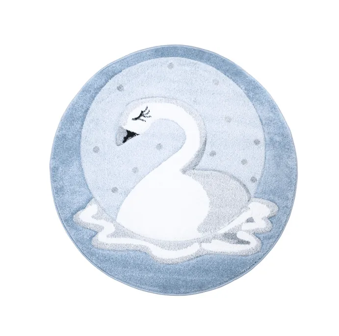 Kinderteppich - Bueno Swan (blau)