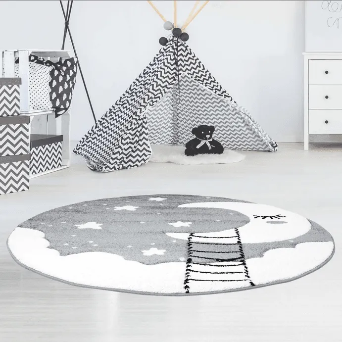 Kinderteppich - Bueno Moon (grau)