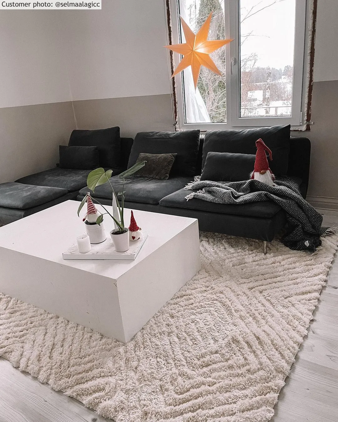 Hochflorteppiche - Monti (offwhite)