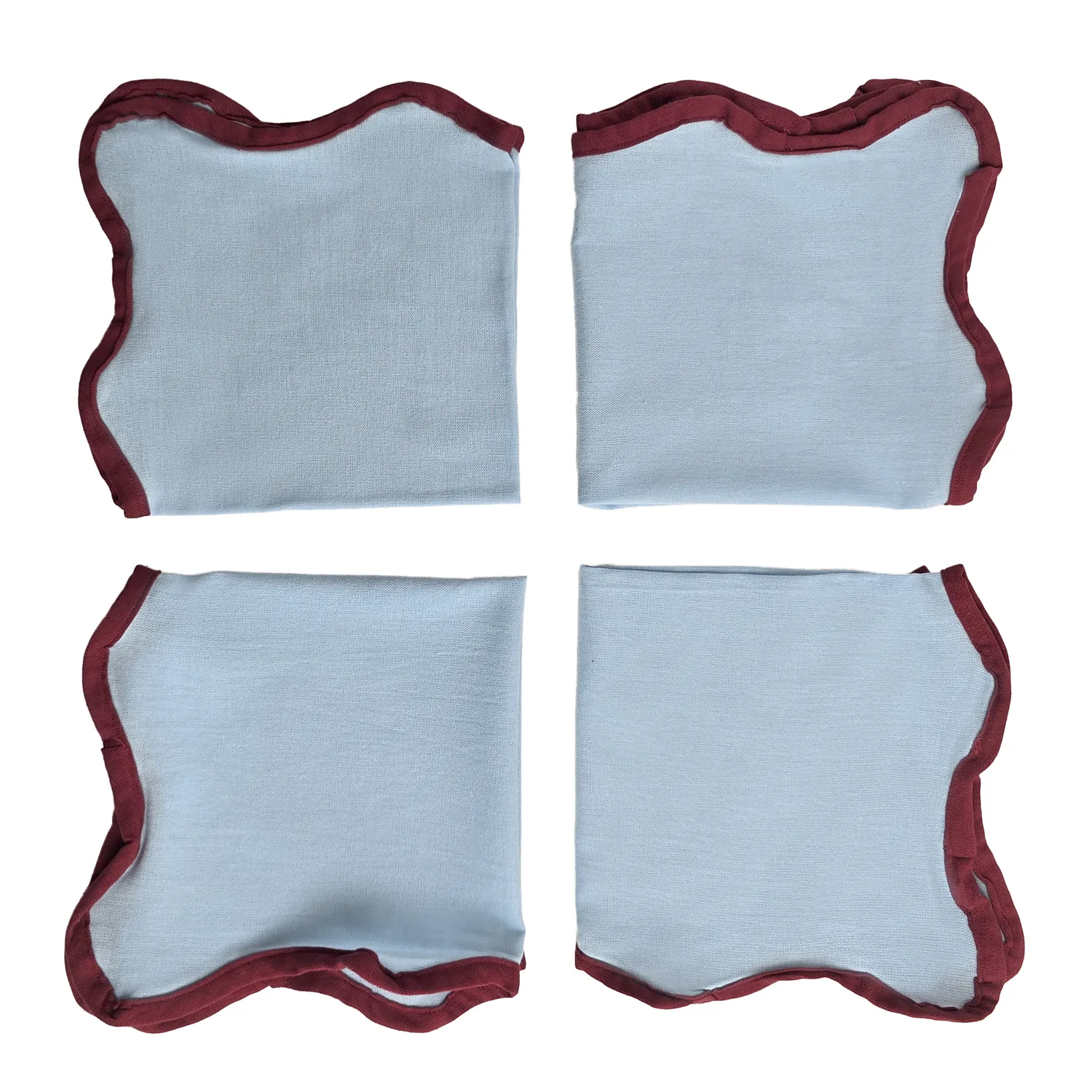 Servietten - 4er-Pack Stoffservietten Yrsa (blau)