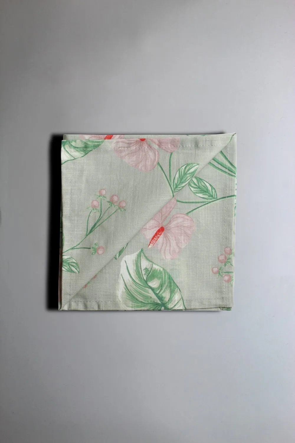 Serviette im 4er-Pack - Adella (grün/lila)