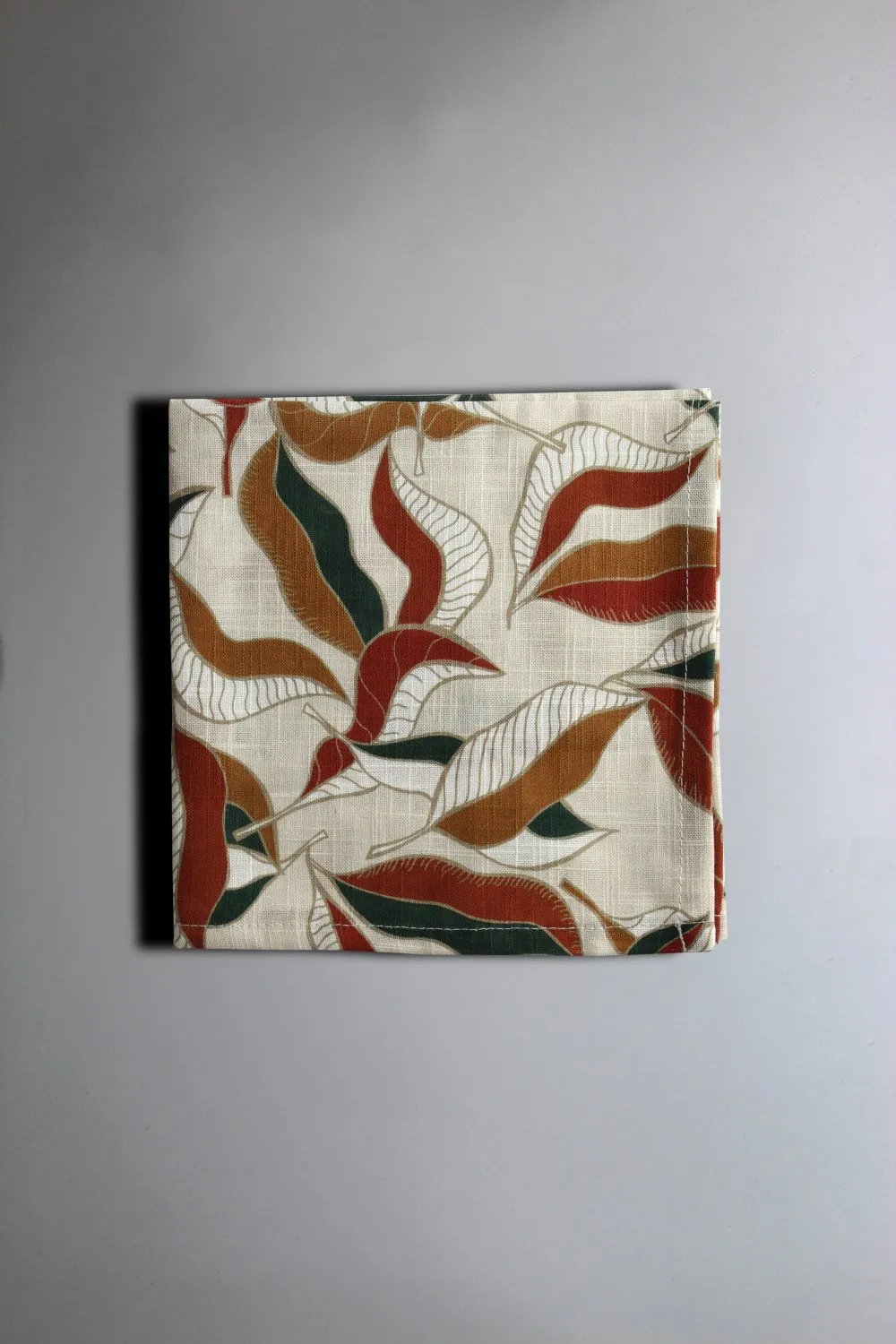 Serviette im 4er-Pack - Amalie (beige/rust)